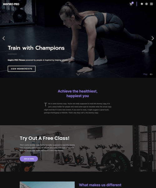 Fitness Theme