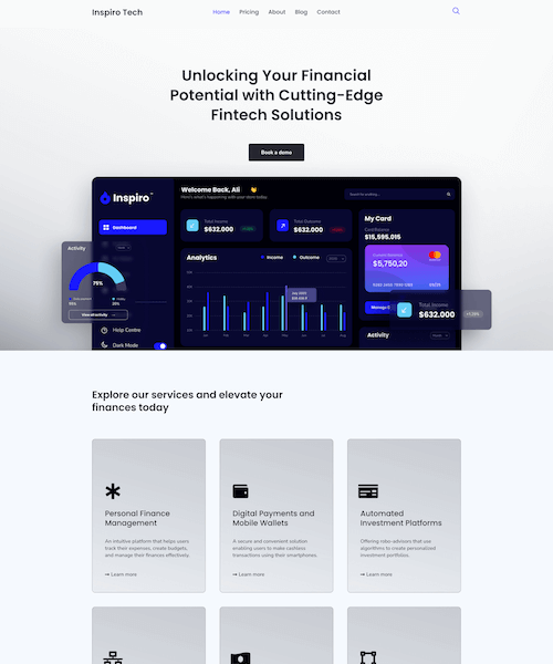 Finance / Tech Theme